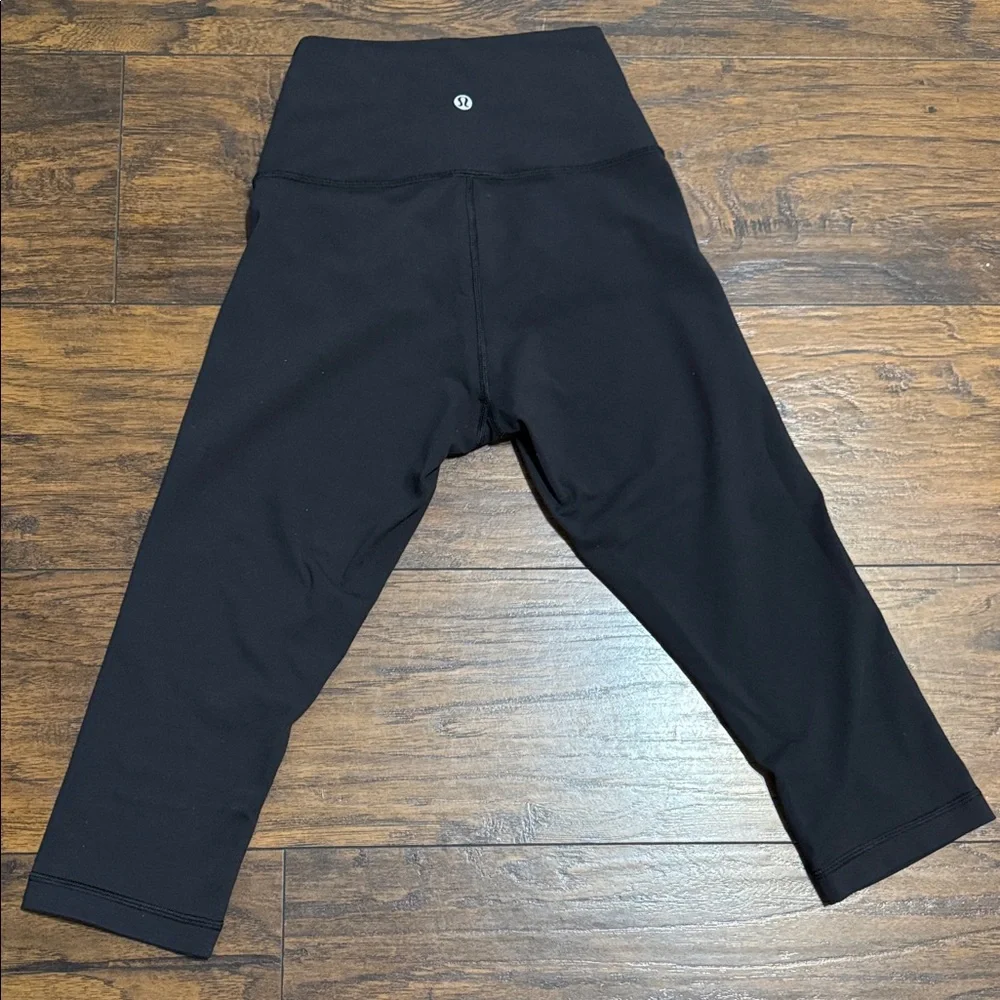 lululemon athletica Jet Black High-Waist Capris